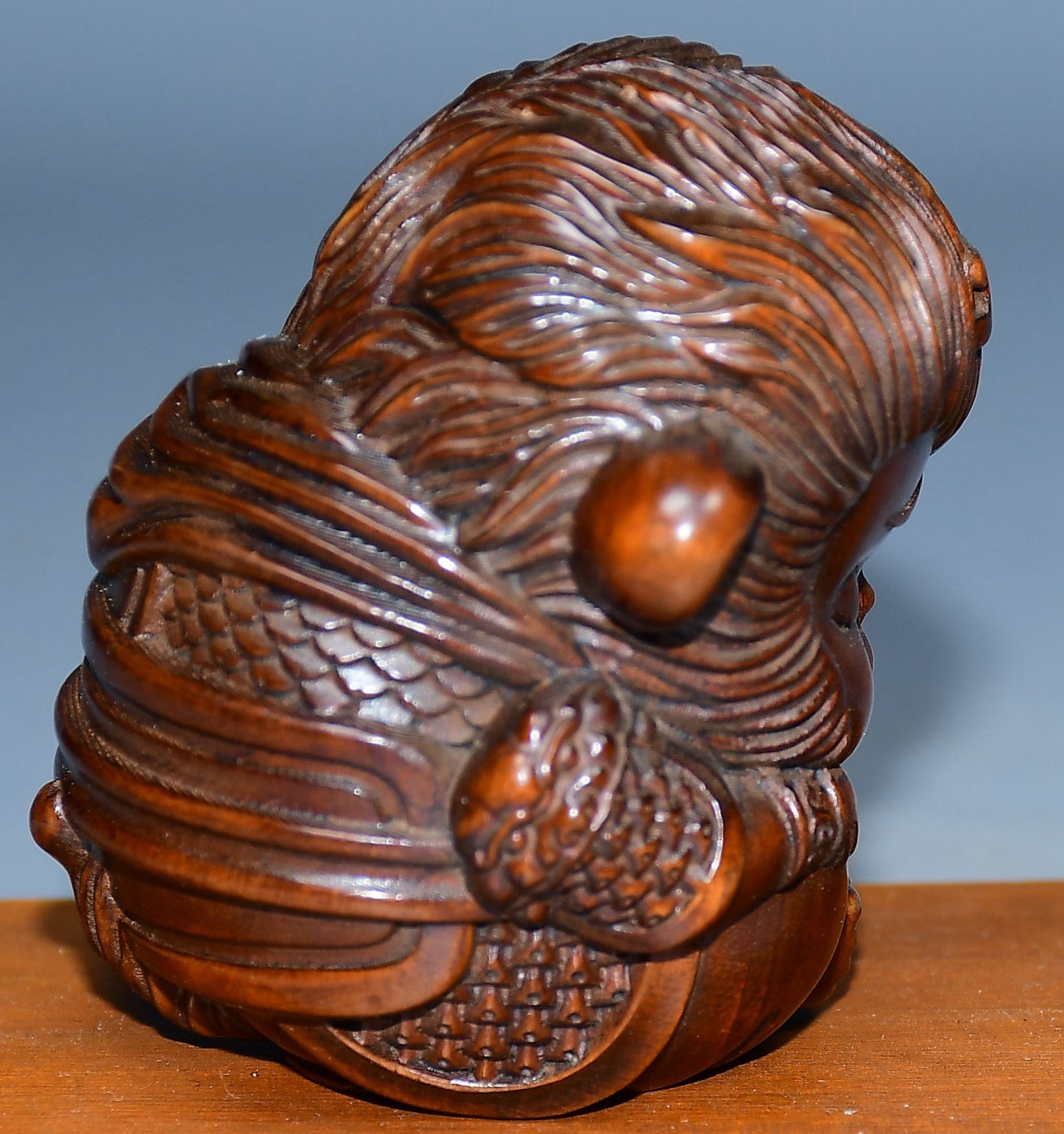 Collected Huangyang wood carved Sun Wukong ornaments