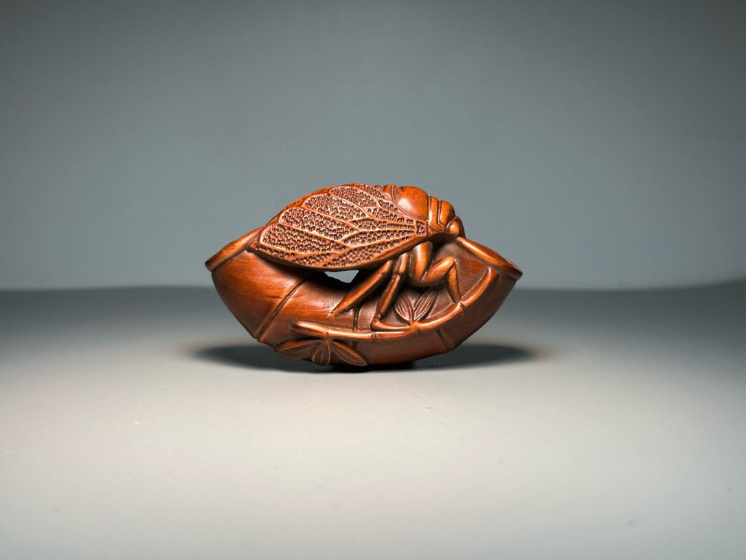 The exquisite craftsmanship of Chinese antique boxwood carving has amazed everyone