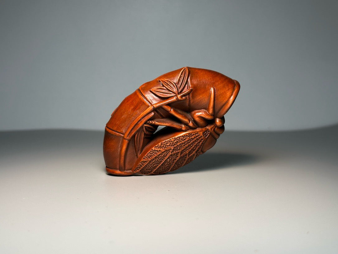 The exquisite craftsmanship of Chinese antique boxwood carving has amazed everyone