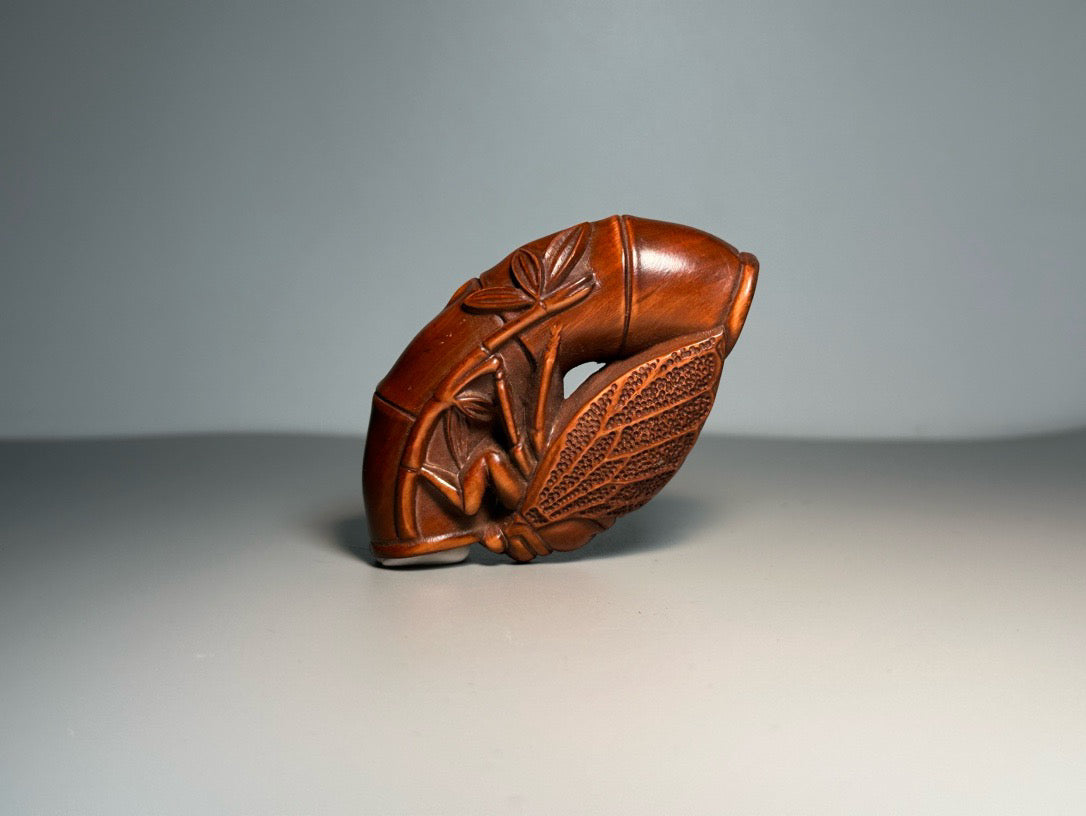 The exquisite craftsmanship of Chinese antique boxwood carving has amazed everyone