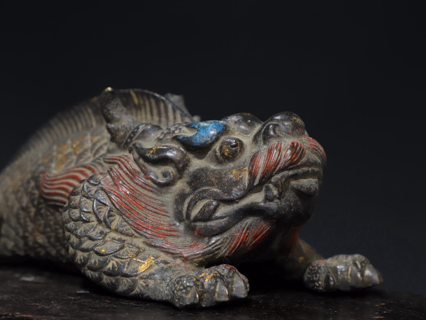 Pure copper dragon fish ornament