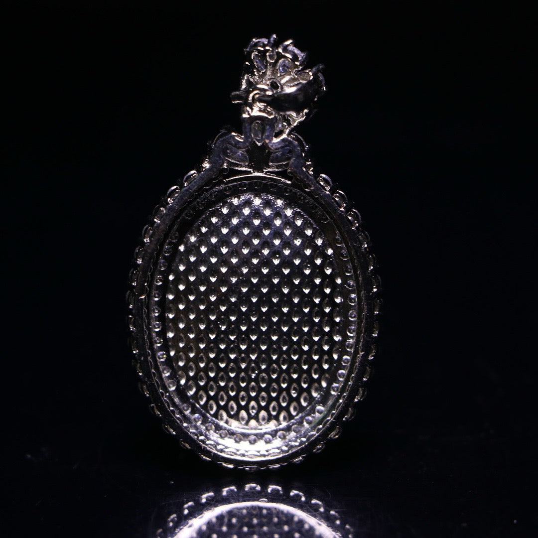 Perfect High Ice Jade Egg Face Pendant