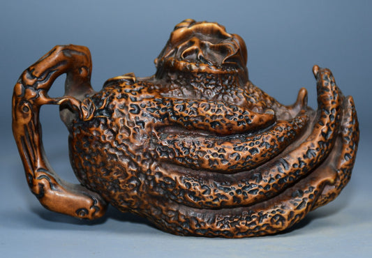Collection of boxwood carved bergamot handlebars
