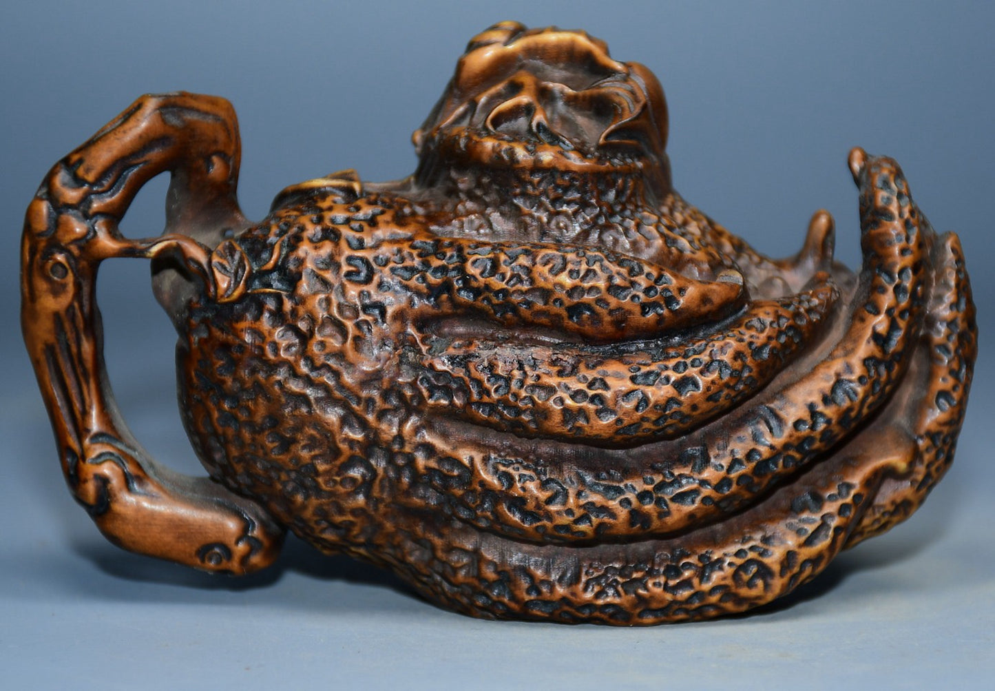 Collection of boxwood carved bergamot handlebars