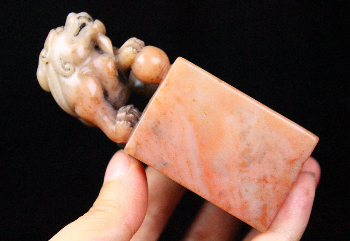 Shoushan Stone Powder Frozen Everything is as Good as You Wish, Idle Seal