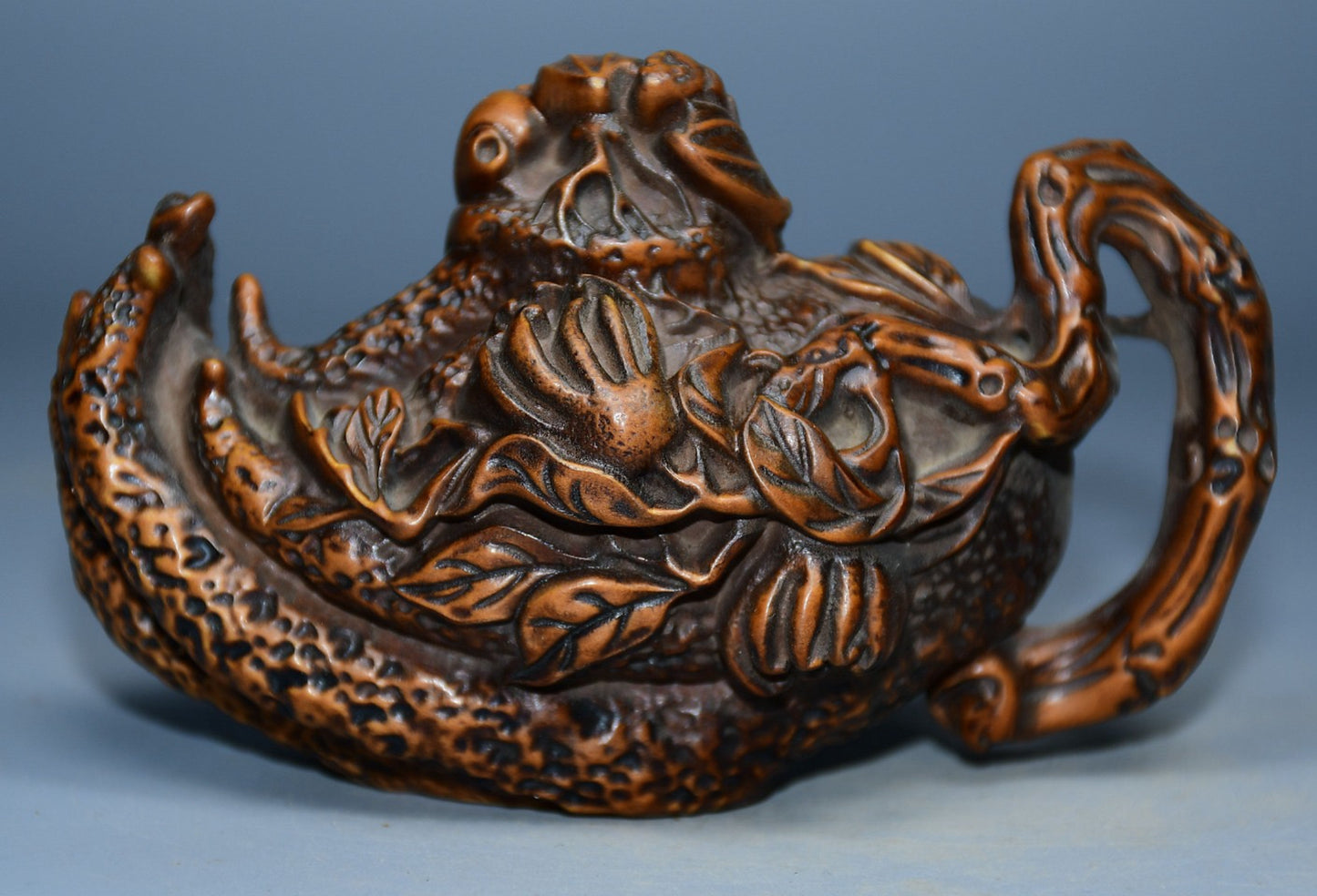 Collection of boxwood carved bergamot handlebars