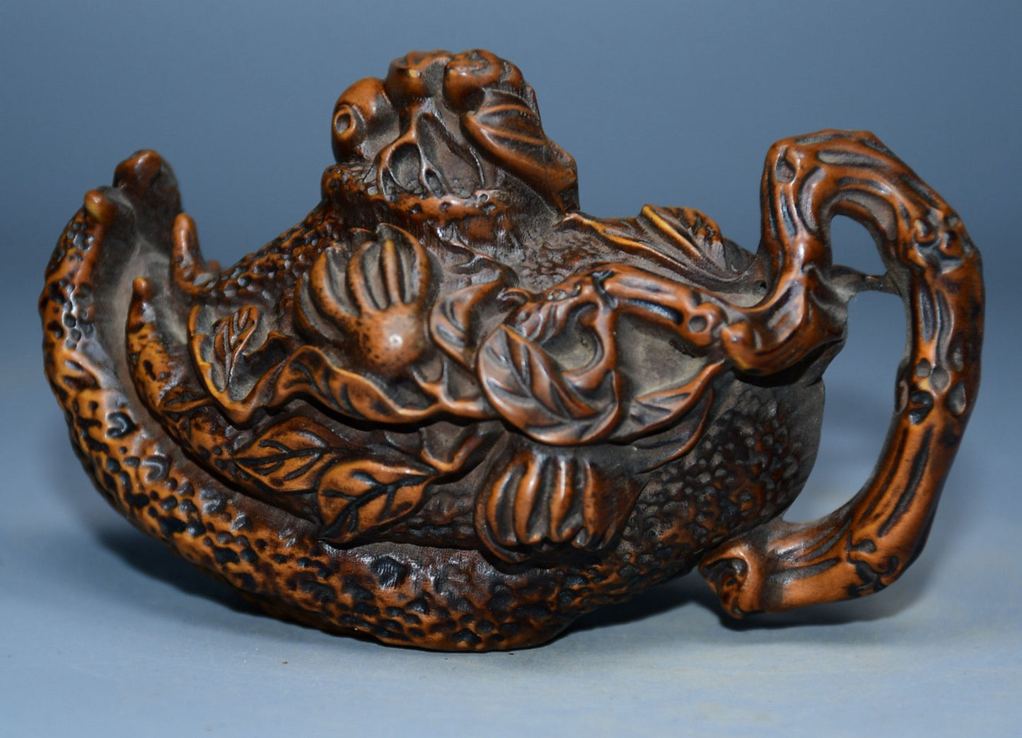 Collection of boxwood carved bergamot handlebars