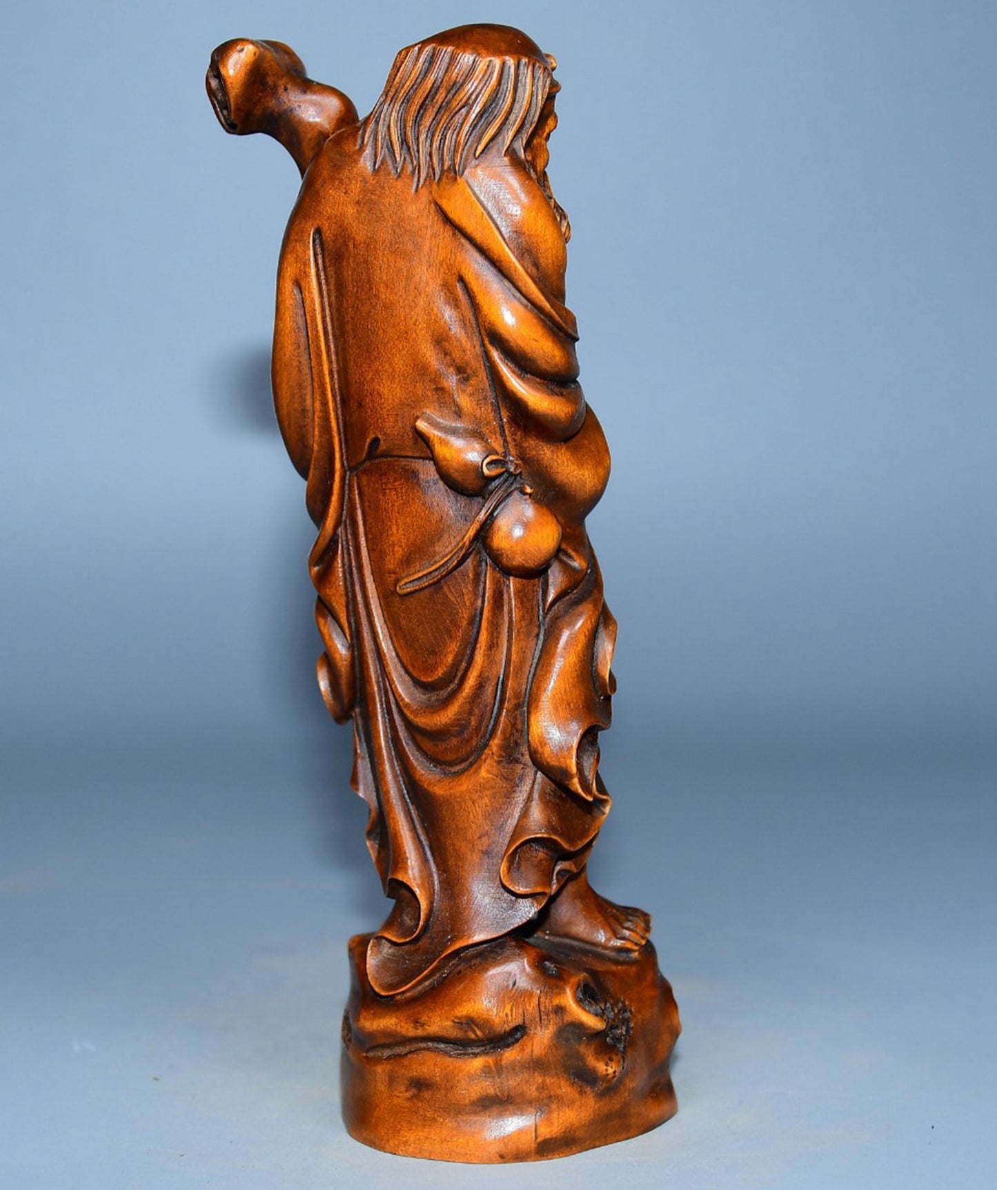 Collected boxwood carvings of the Eight Immortals of the Iron Kidnapping Plum