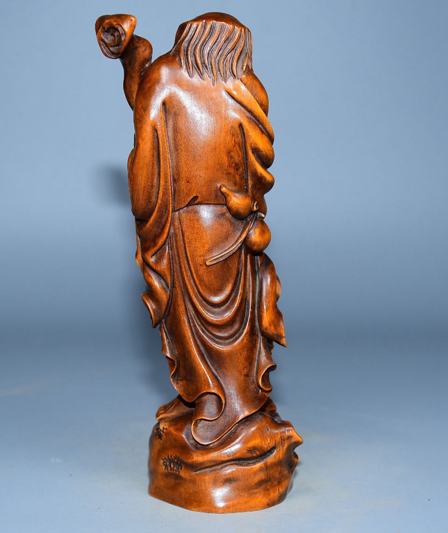 Collected boxwood carvings of the Eight Immortals of the Iron Kidnapping Plum