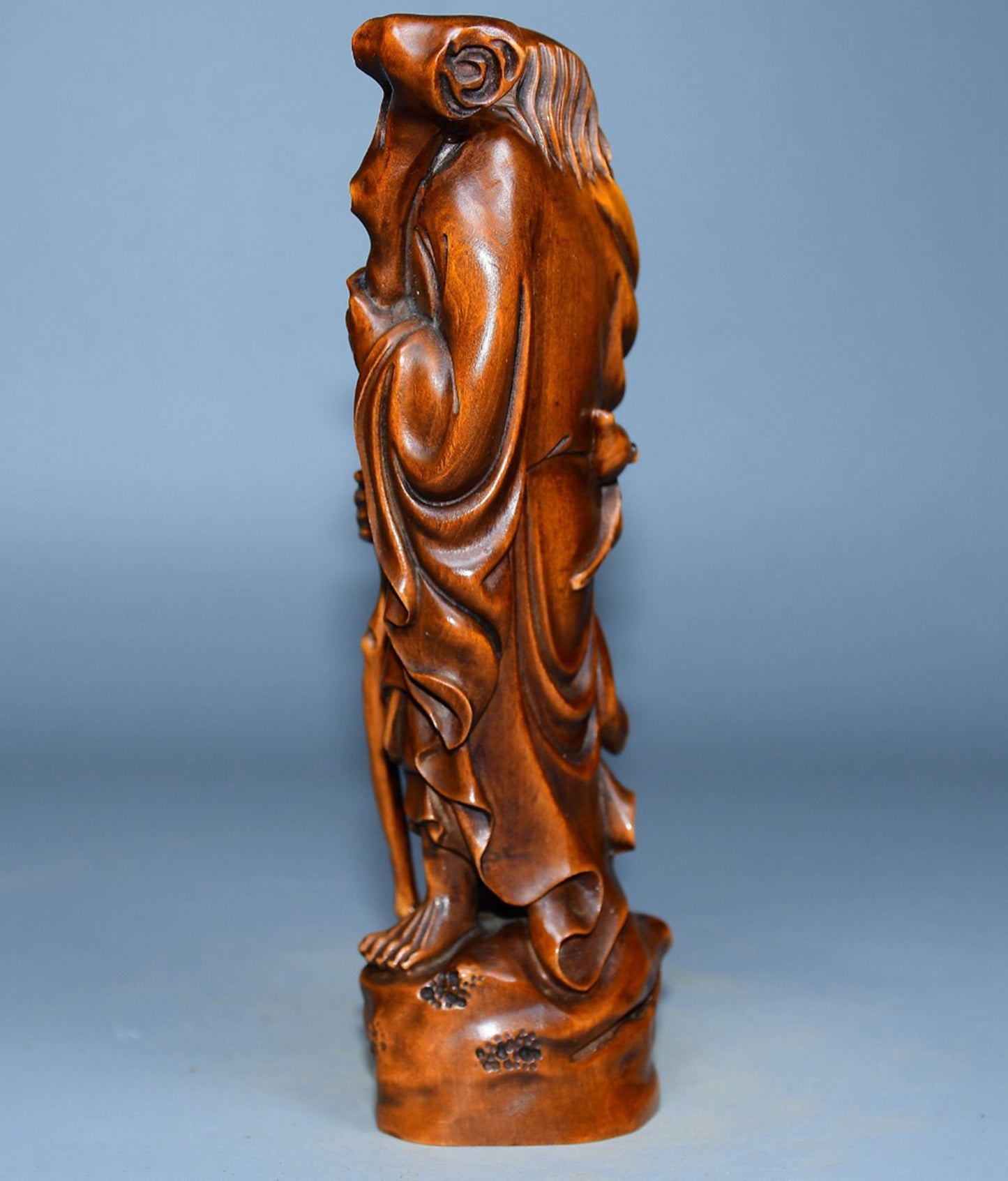 Collected boxwood carvings of the Eight Immortals of the Iron Kidnapping Plum
