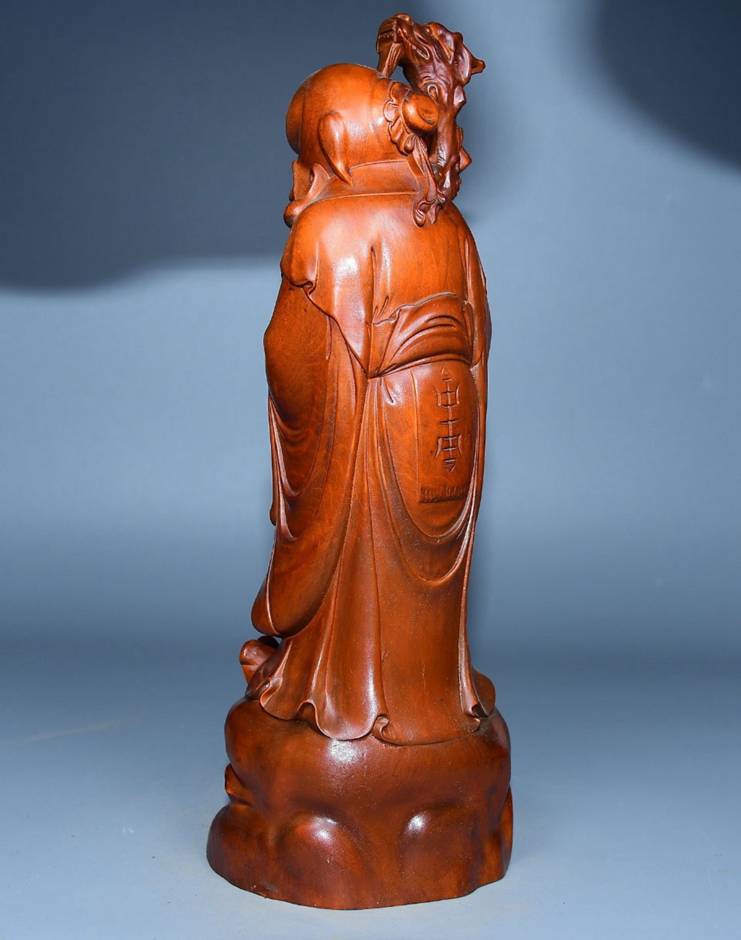 Collected boxwood carved birthday star ornaments