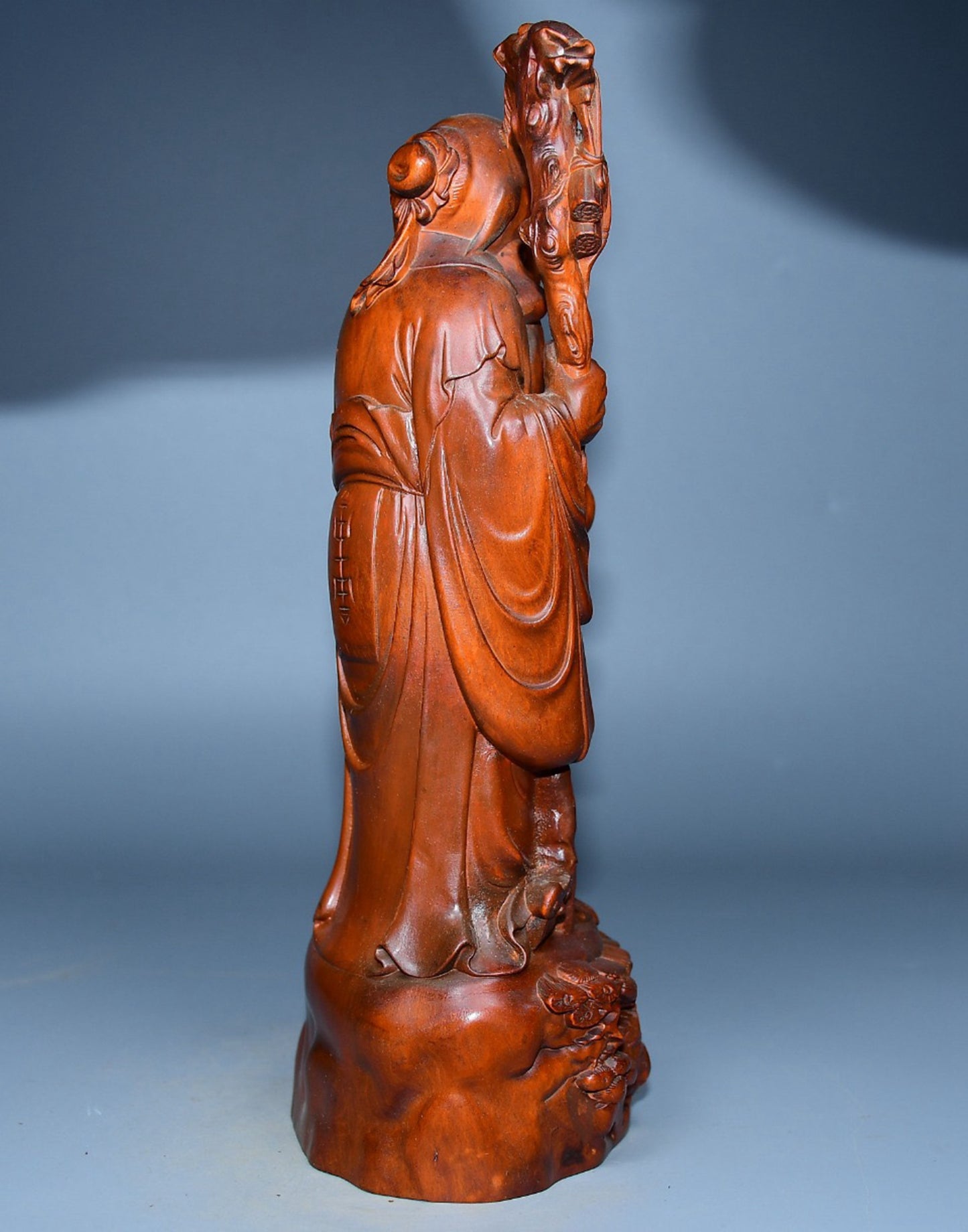 Collected boxwood carved birthday star ornaments