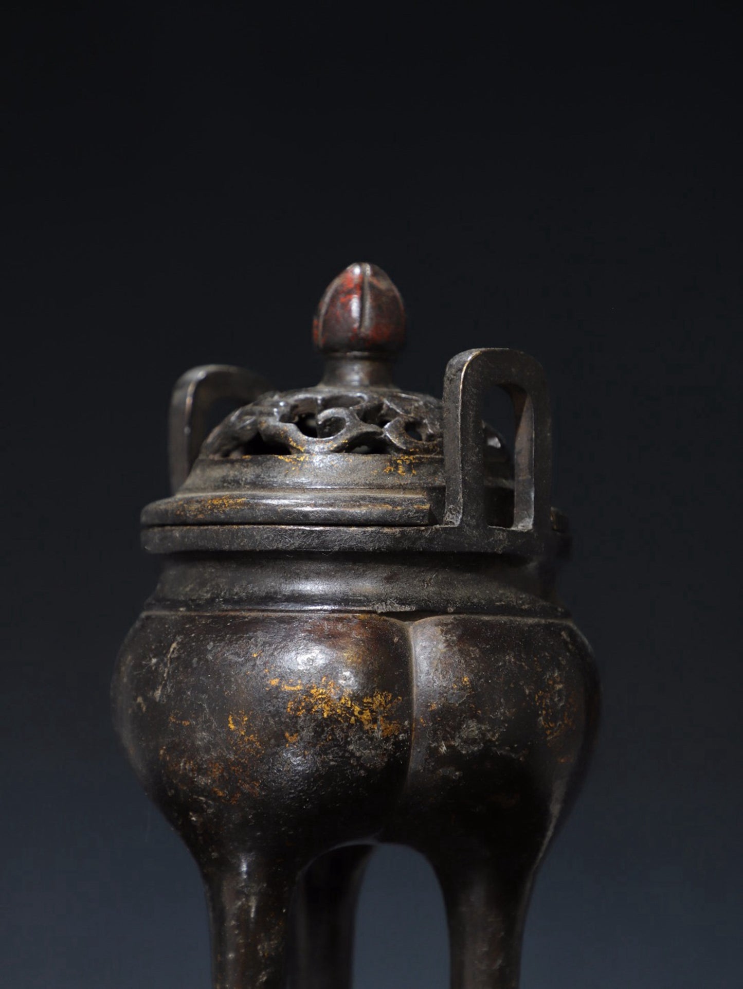 Pure copper incense burner