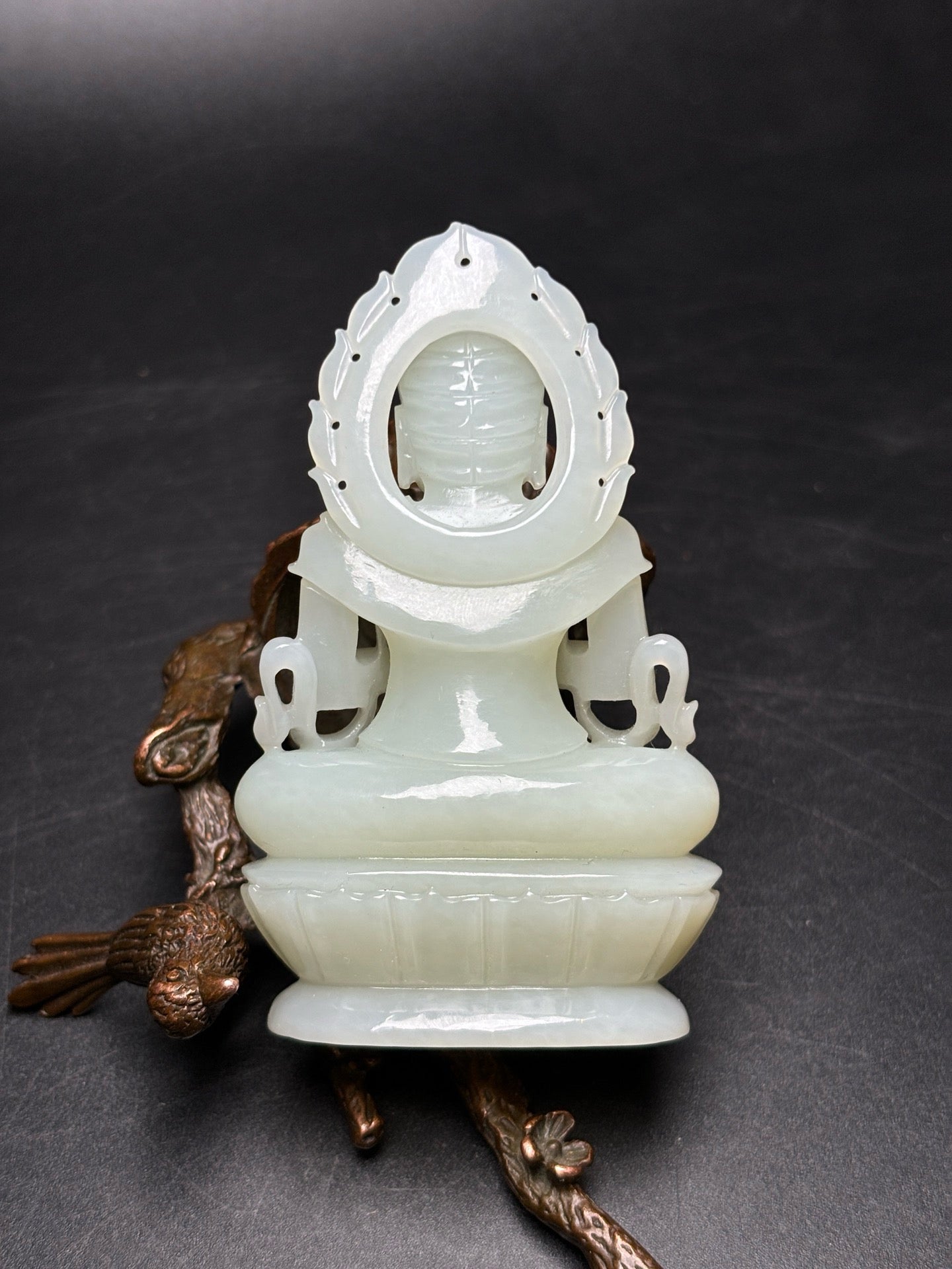 Exquisite Hotan Jade Guanyin Bodhisattva