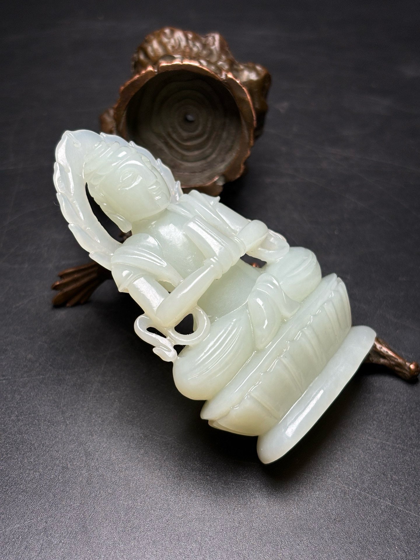 Exquisite Hotan Jade Guanyin Bodhisattva