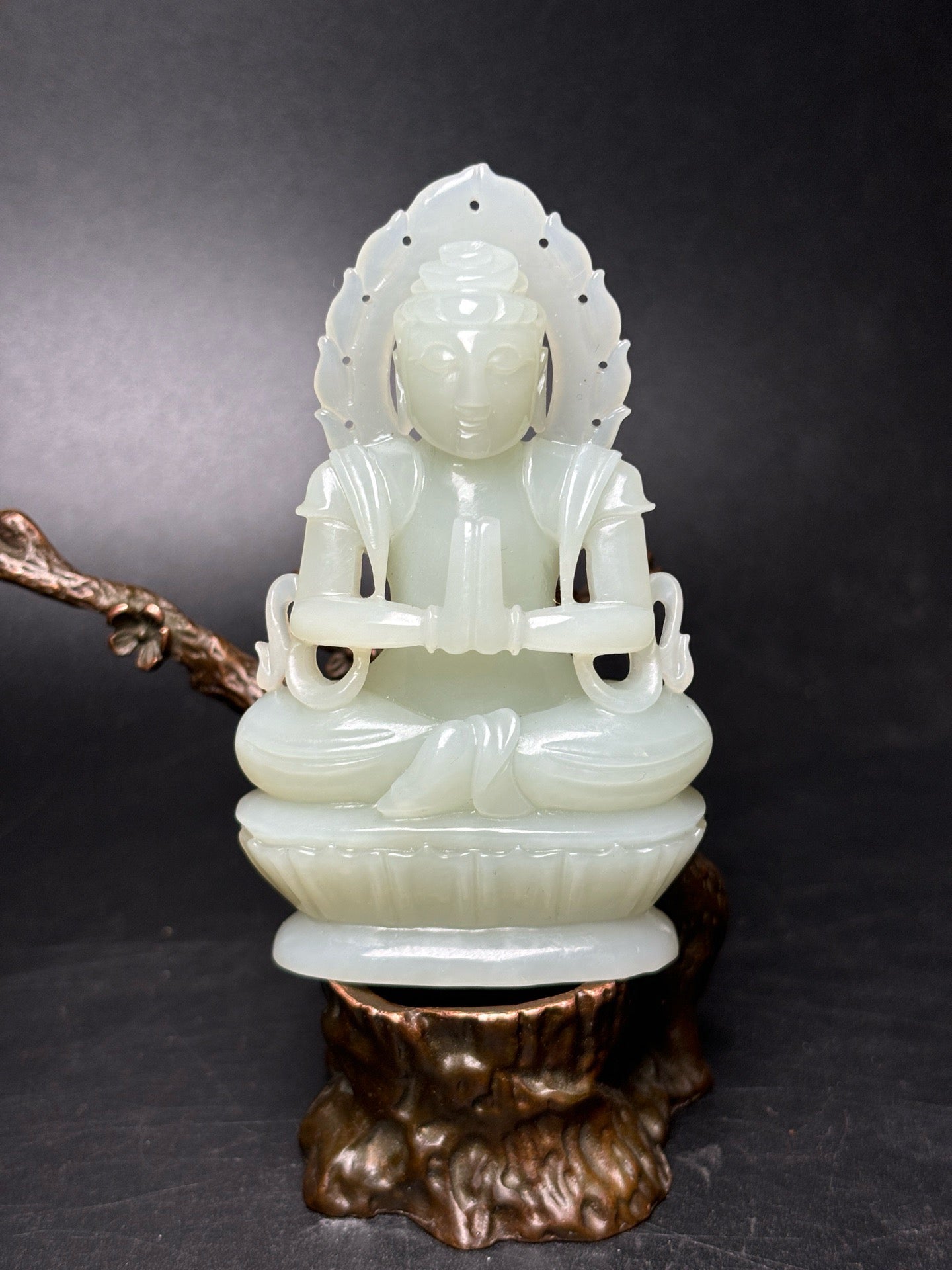 Exquisite Hotan Jade Guanyin Bodhisattva