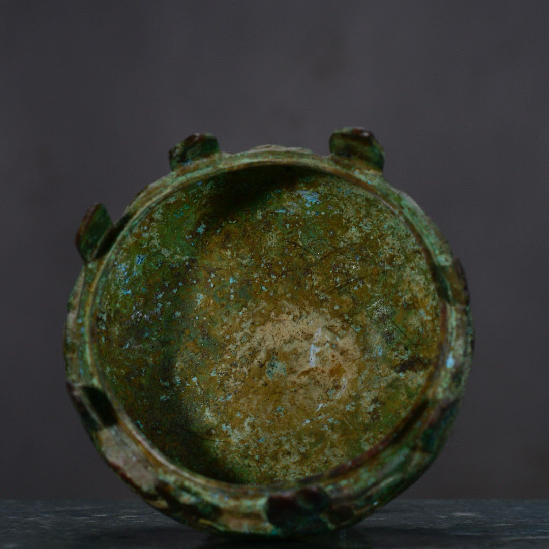 Chinese antique bronze Boshan furnace