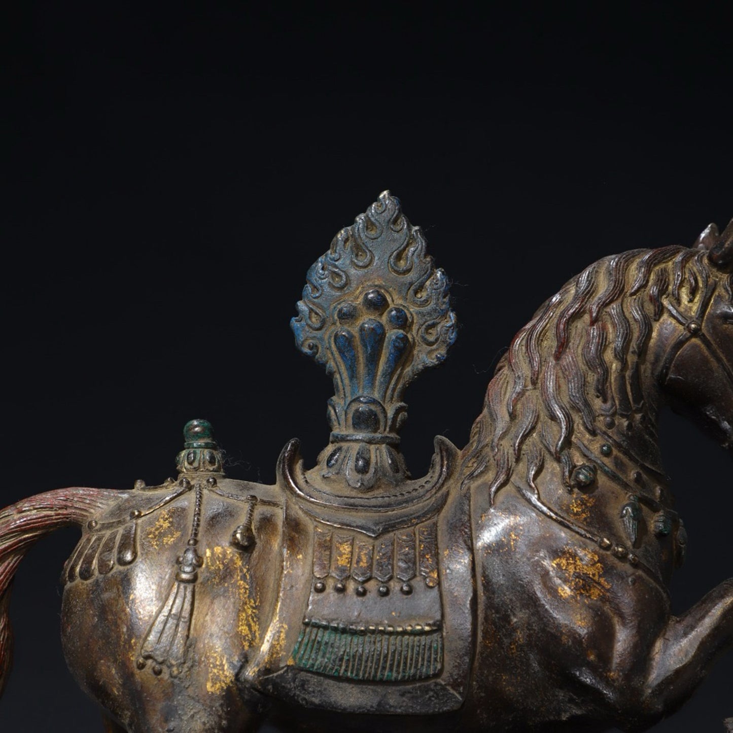 Pure copper horse copy ornament