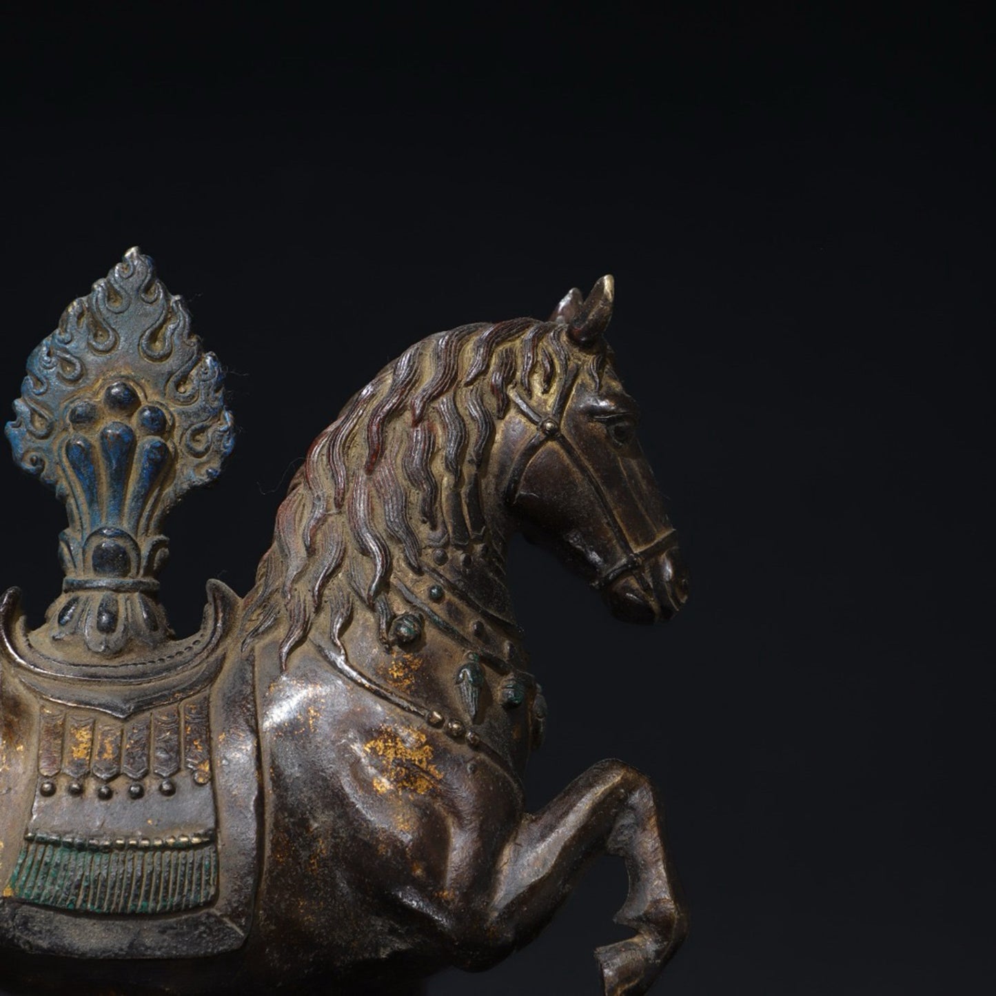 Pure copper horse copy ornament