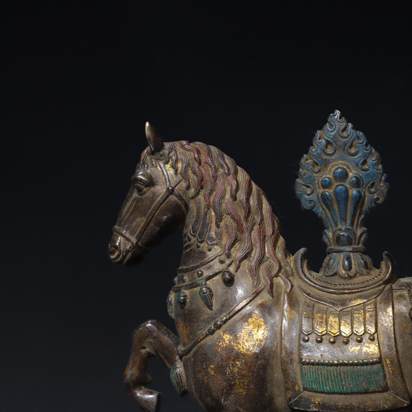 Pure copper horse copy ornament