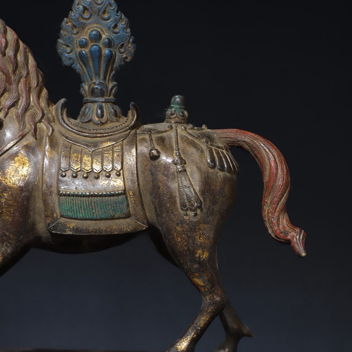 Pure copper horse copy ornament