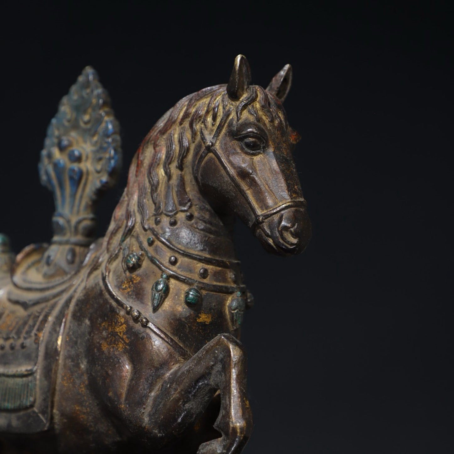Pure copper horse copy ornament
