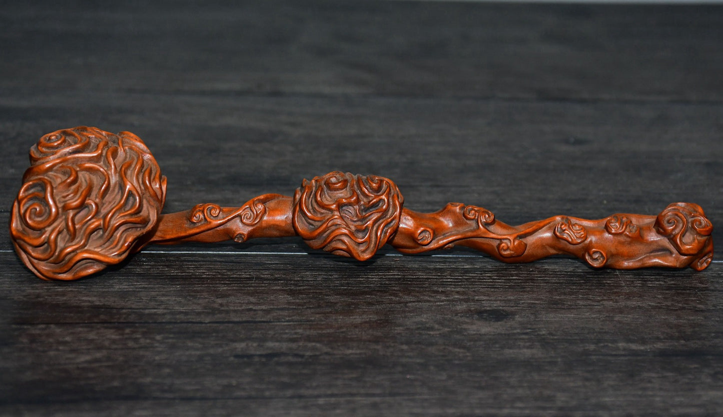 Small leaved boxwood Ruyi ornaments