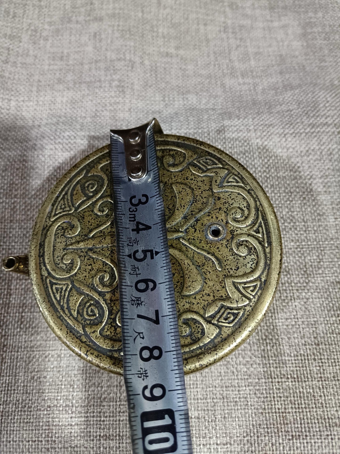 Chinese antique small copper teapot