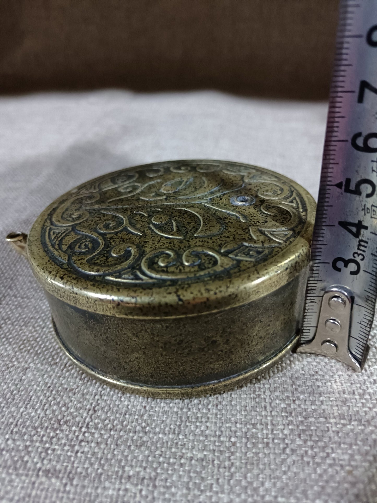 Chinese antique small copper teapot
