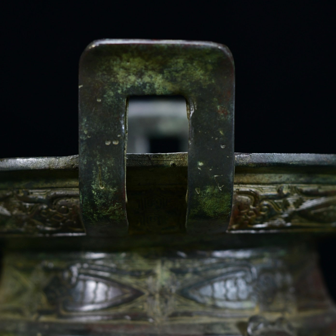 Chinese antique bronze fruit platter