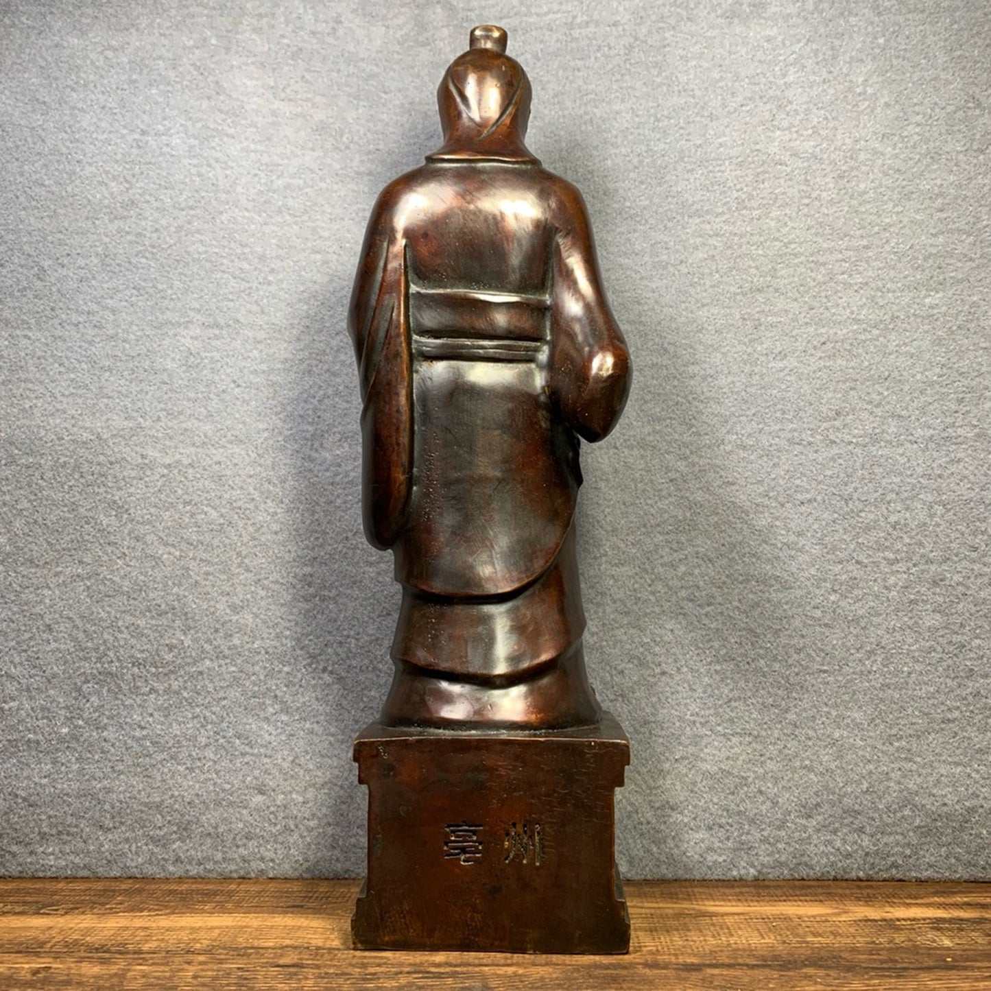 Pure copper statue of the divine physician Hua Tuo