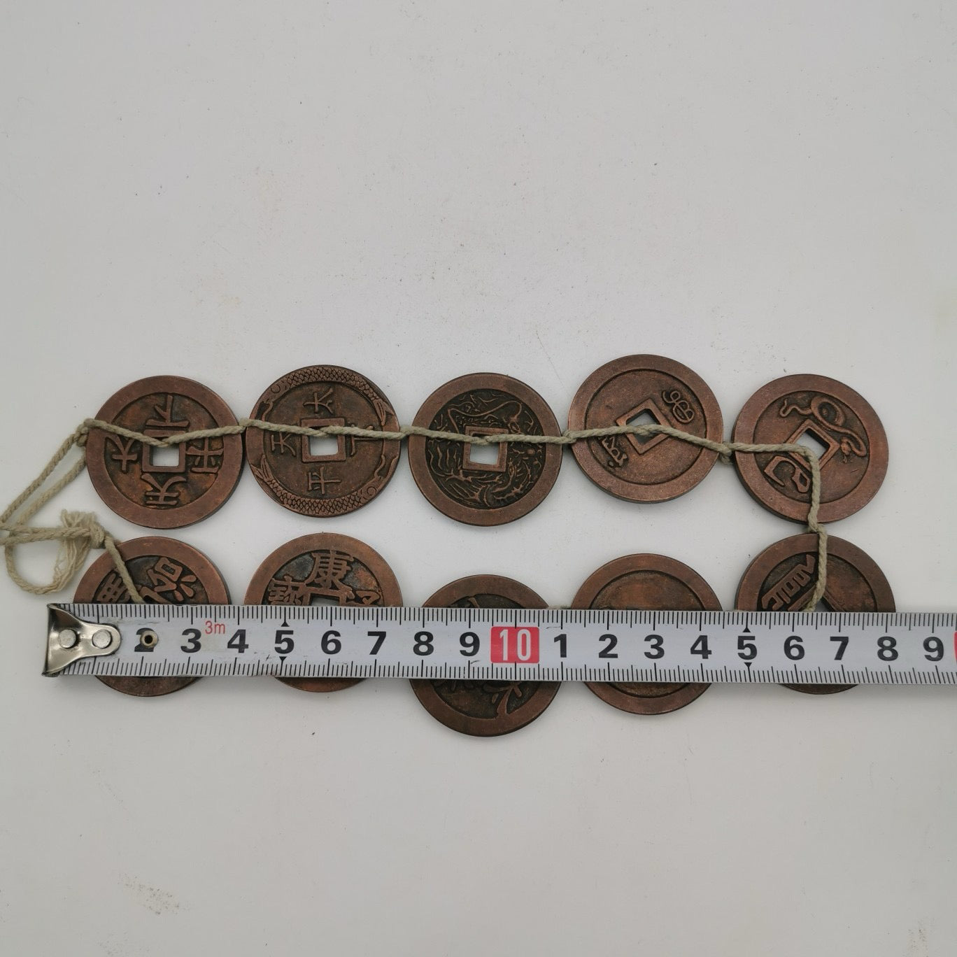 Chinese antique pure copper red copper coins