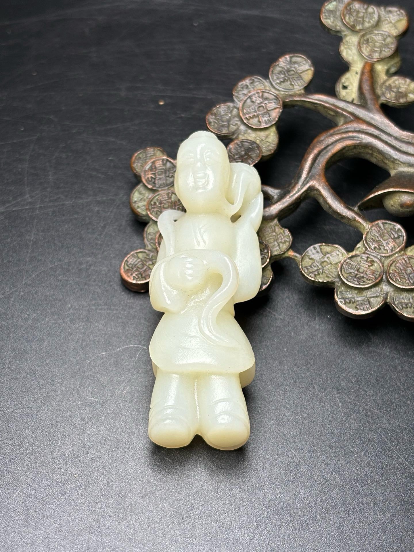 Delicate Hotan Jade Joyful Boy