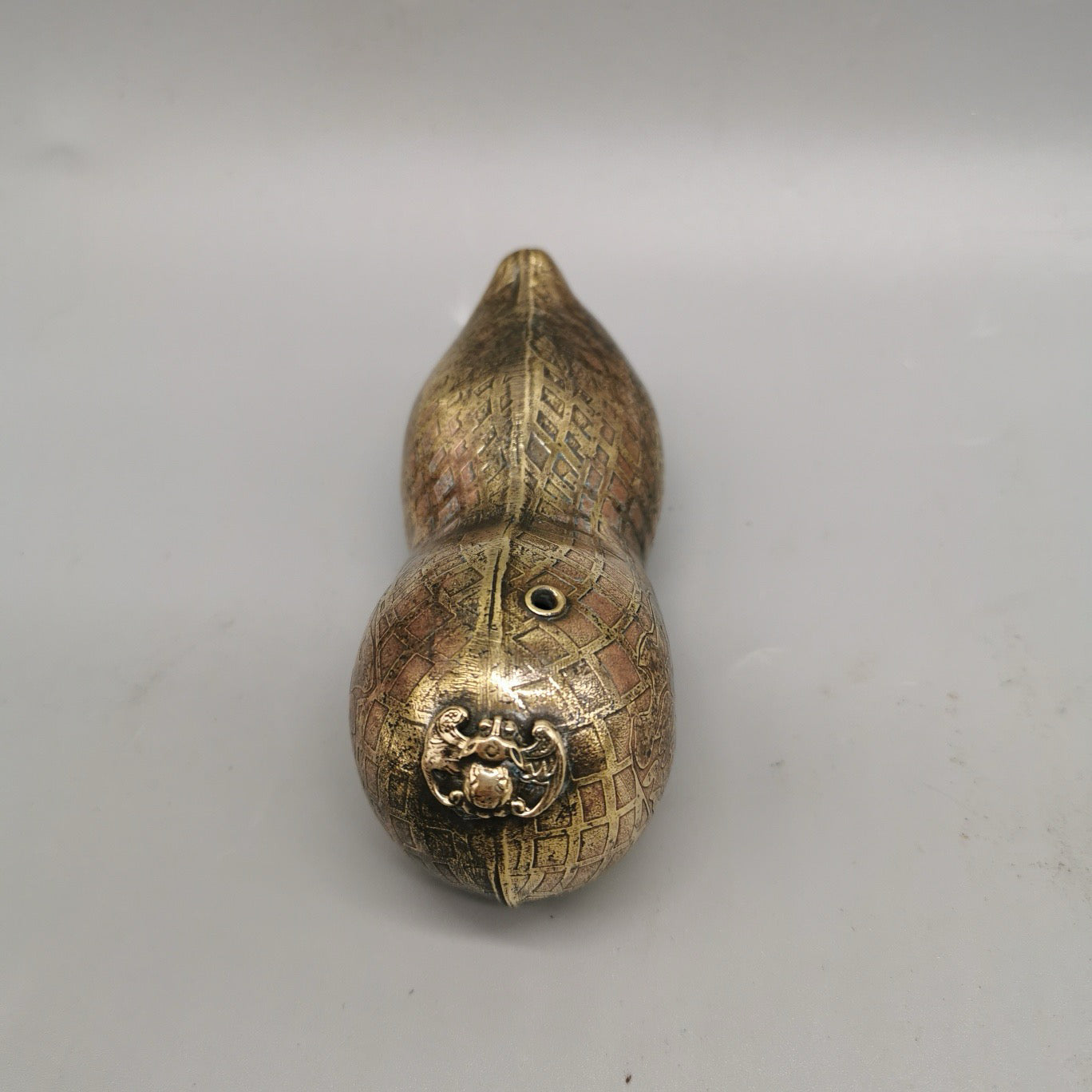 Chinese antique pure copper peanut small copper pot