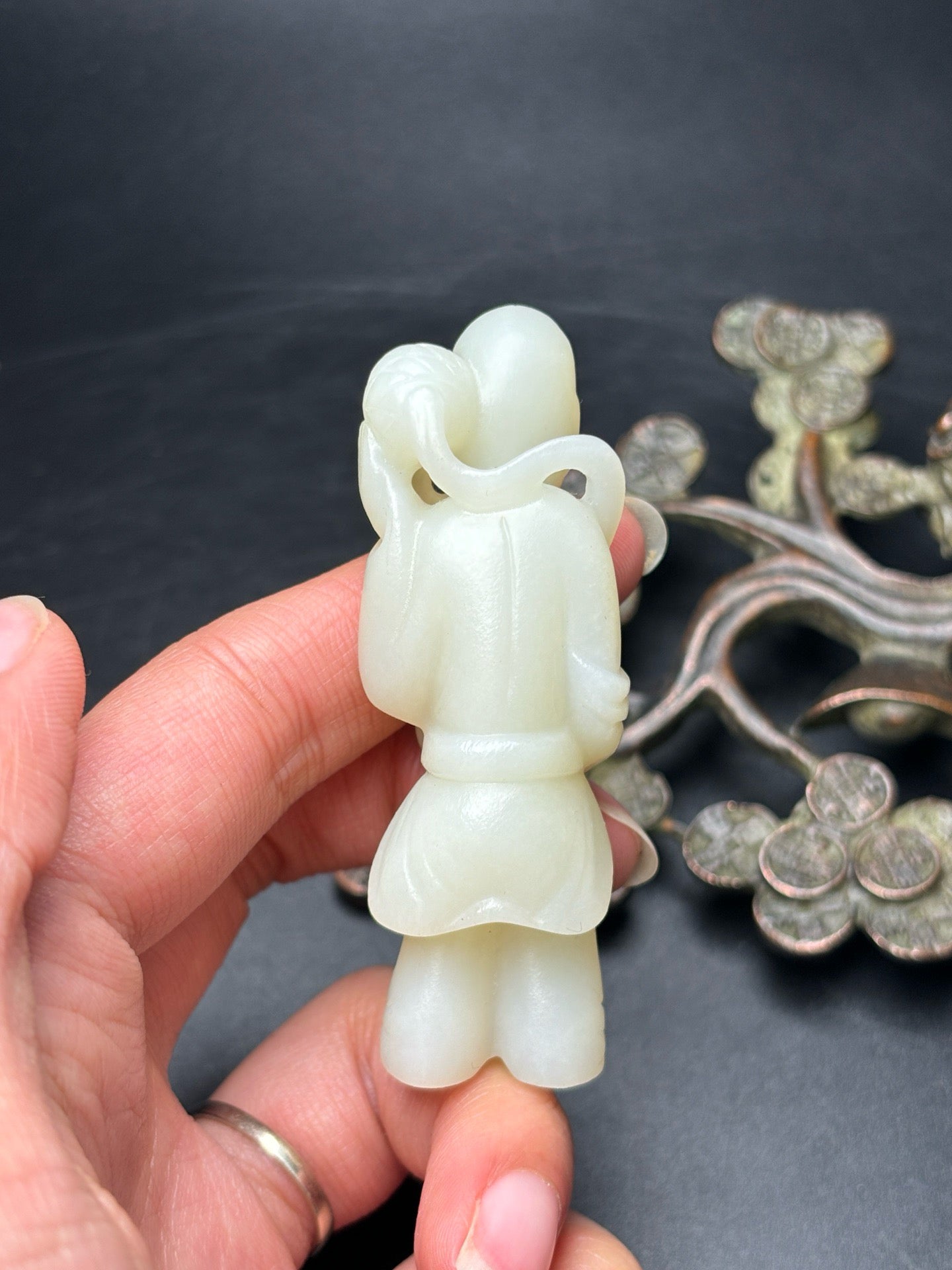Delicate Hotan Jade Joyful Boy