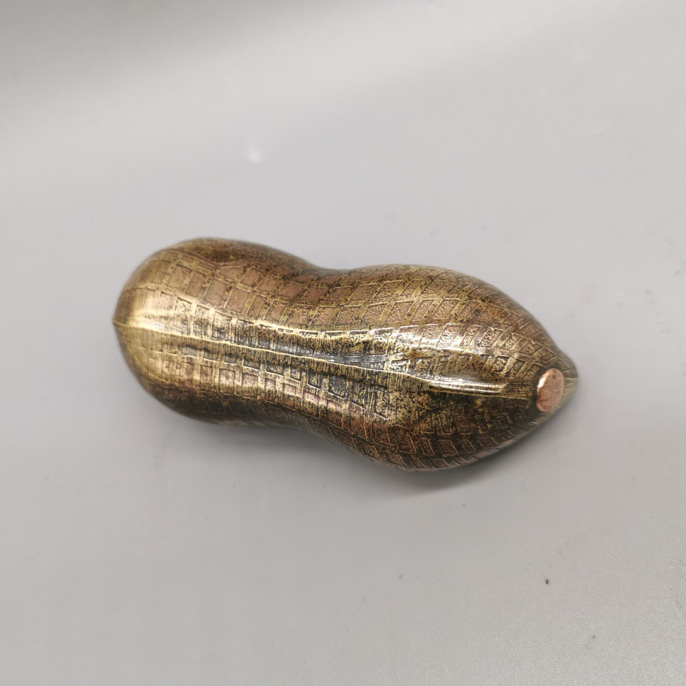 Chinese antique pure copper peanut small copper pot