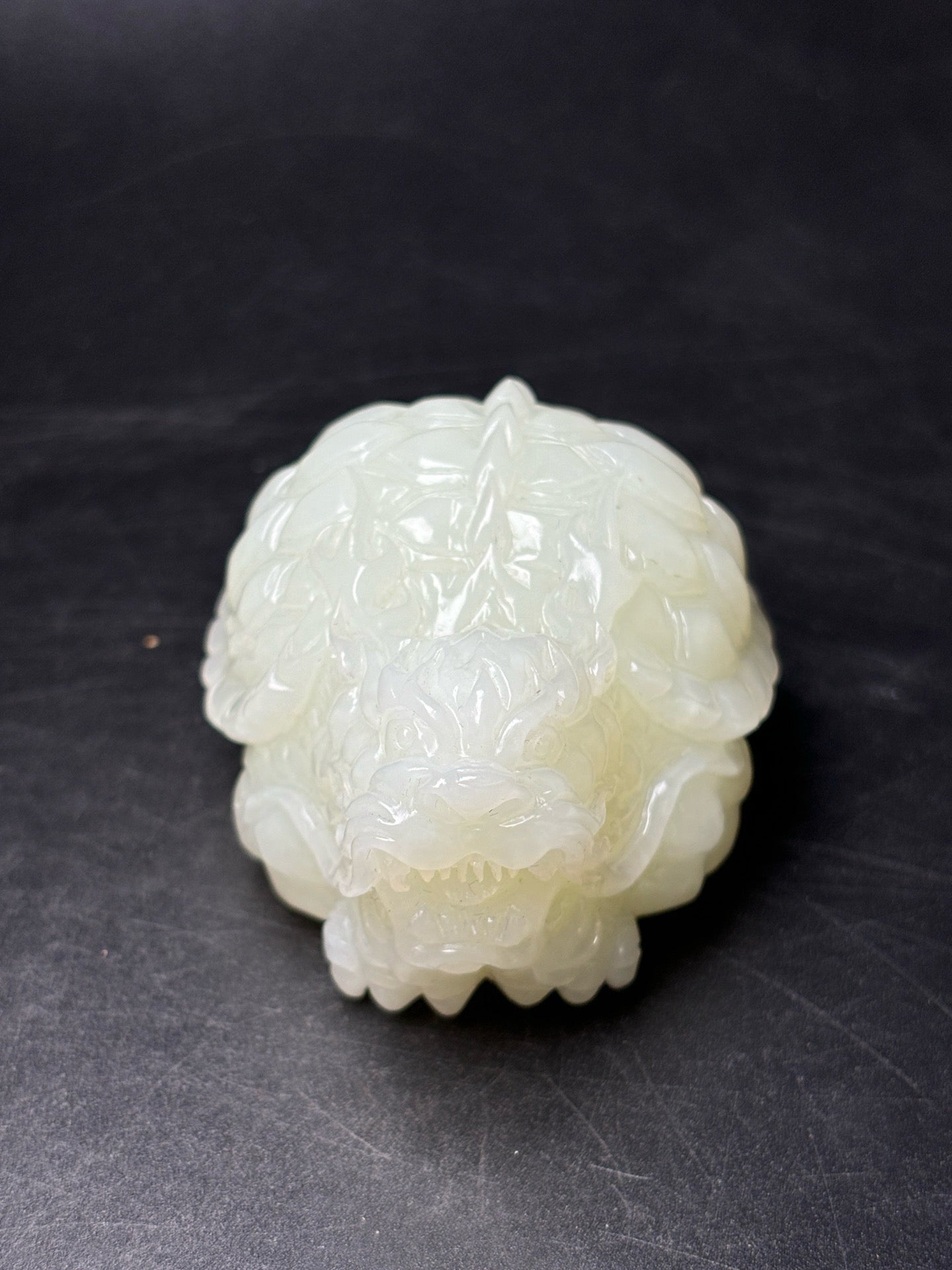 Delicate Hotan Jade Dragon Turtle