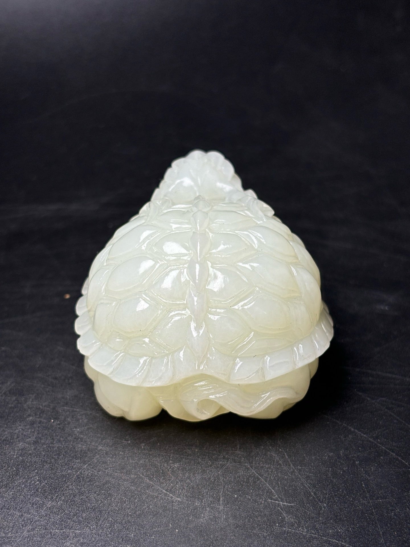 Delicate Hotan Jade Dragon Turtle