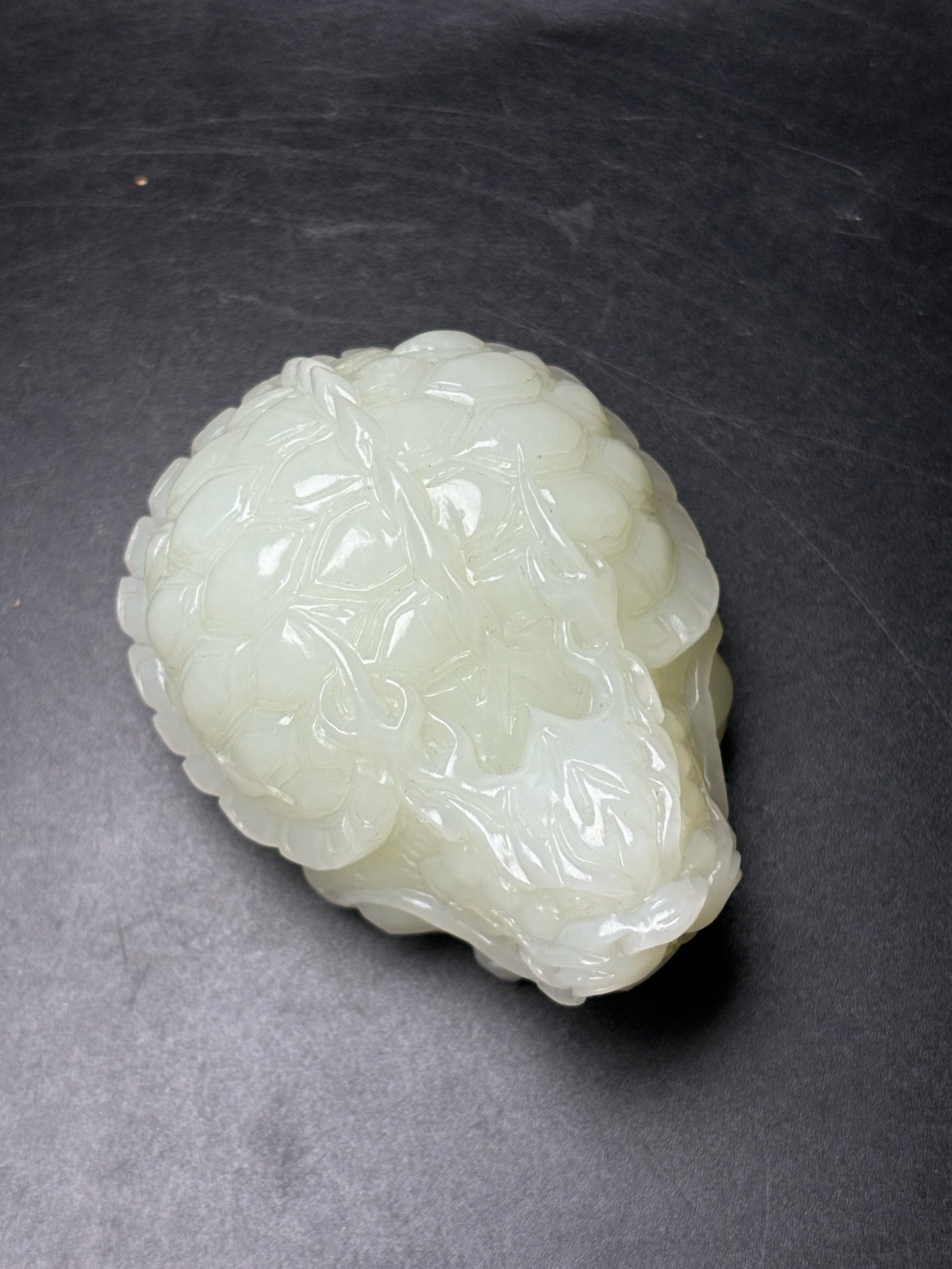 Delicate Hotan Jade Dragon Turtle