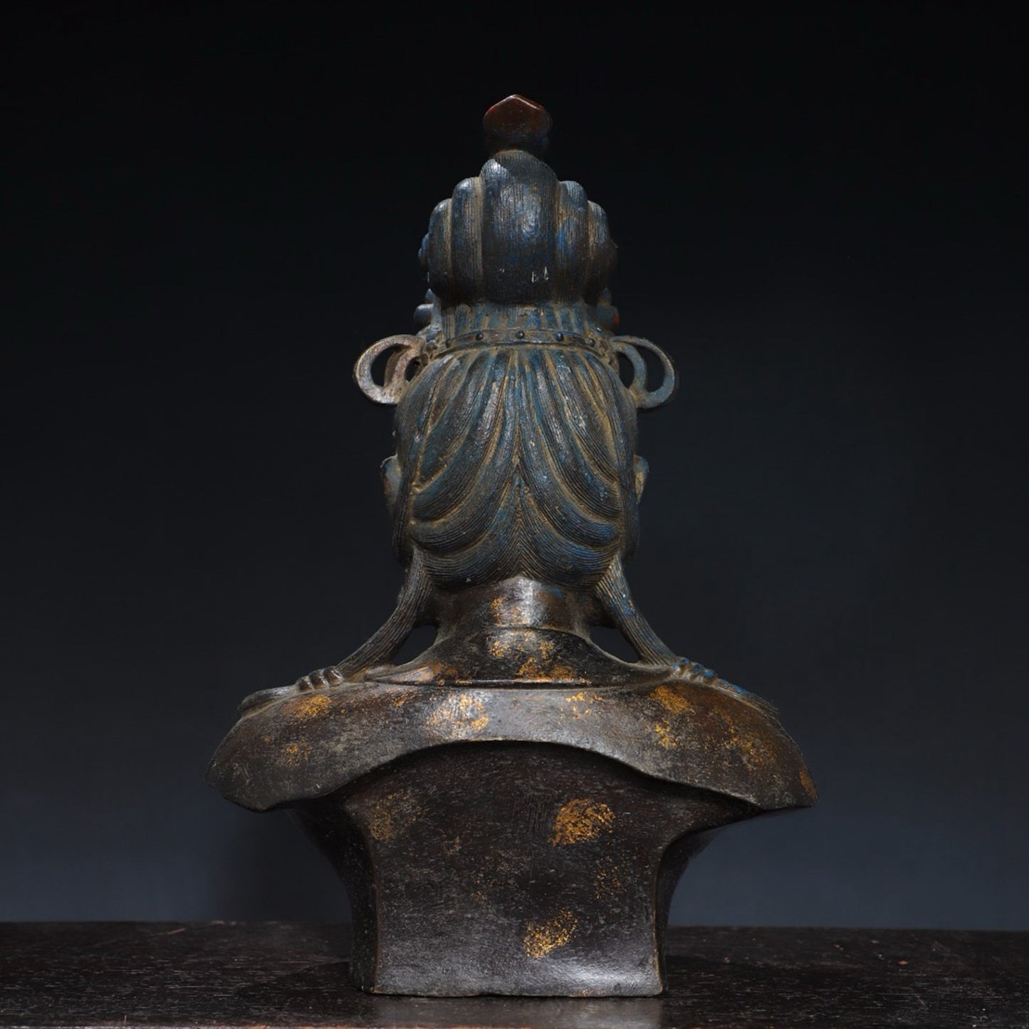 Pure copper Guanyin Buddha head