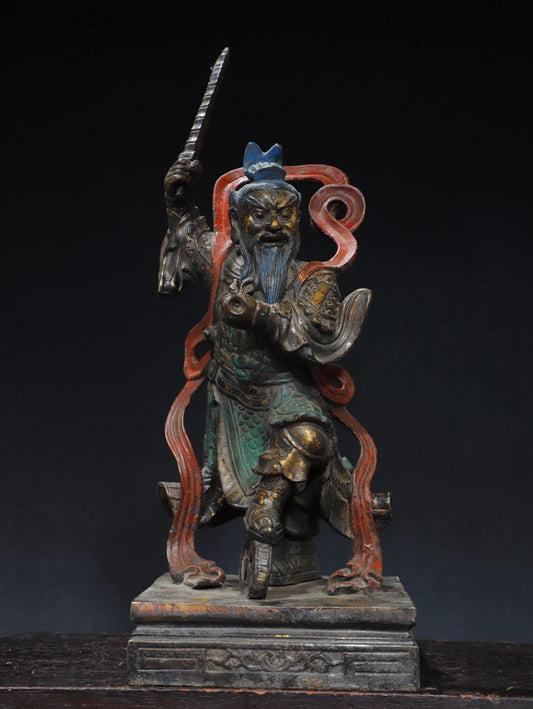 Pure Copper King Lingguan Statue