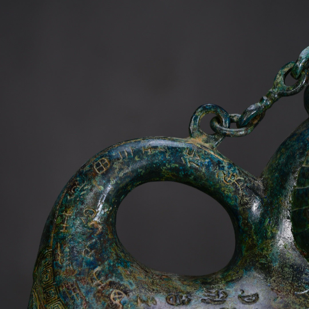 Chinese antique bronze sheep pot