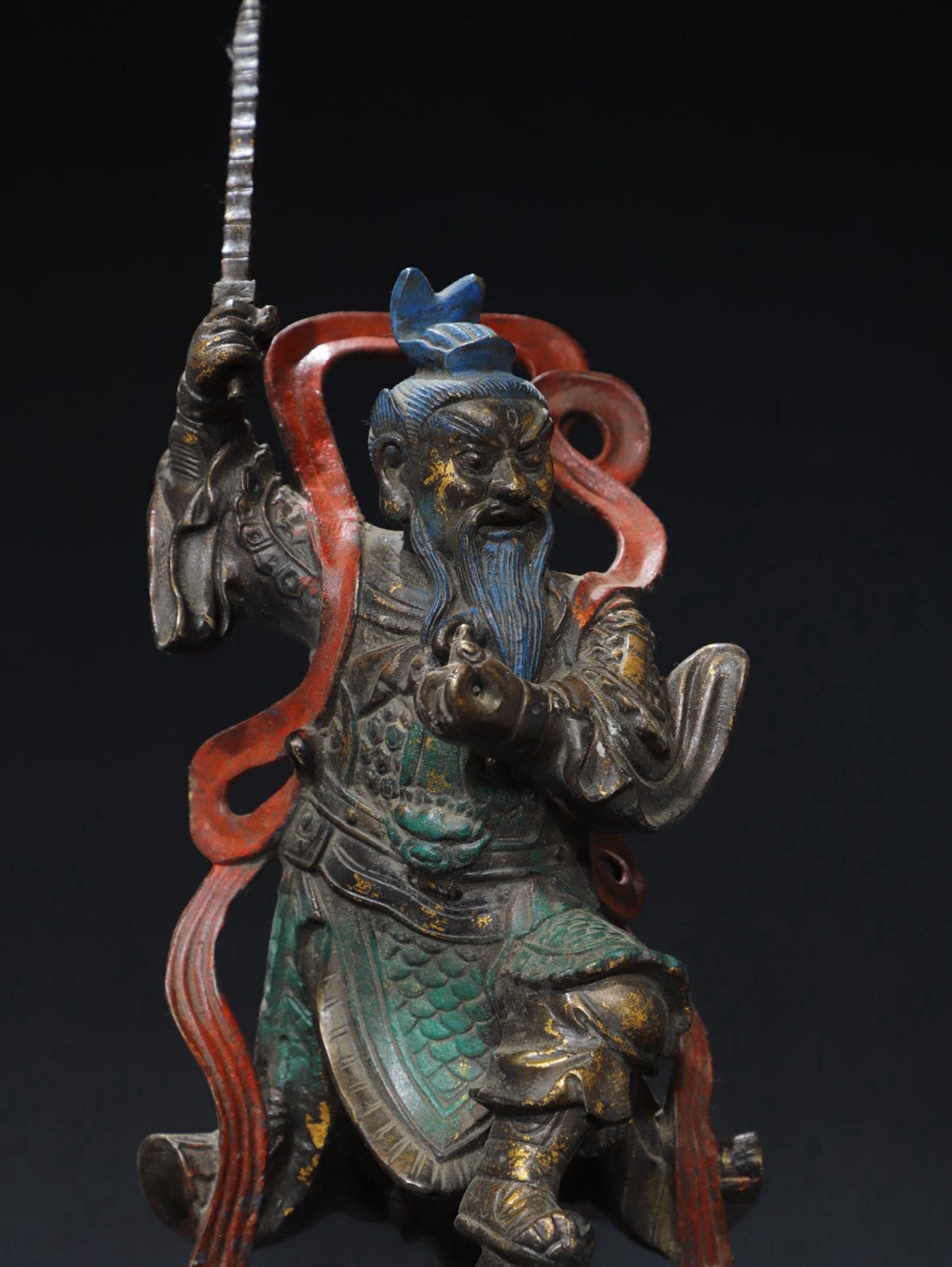 Pure Copper King Lingguan Statue