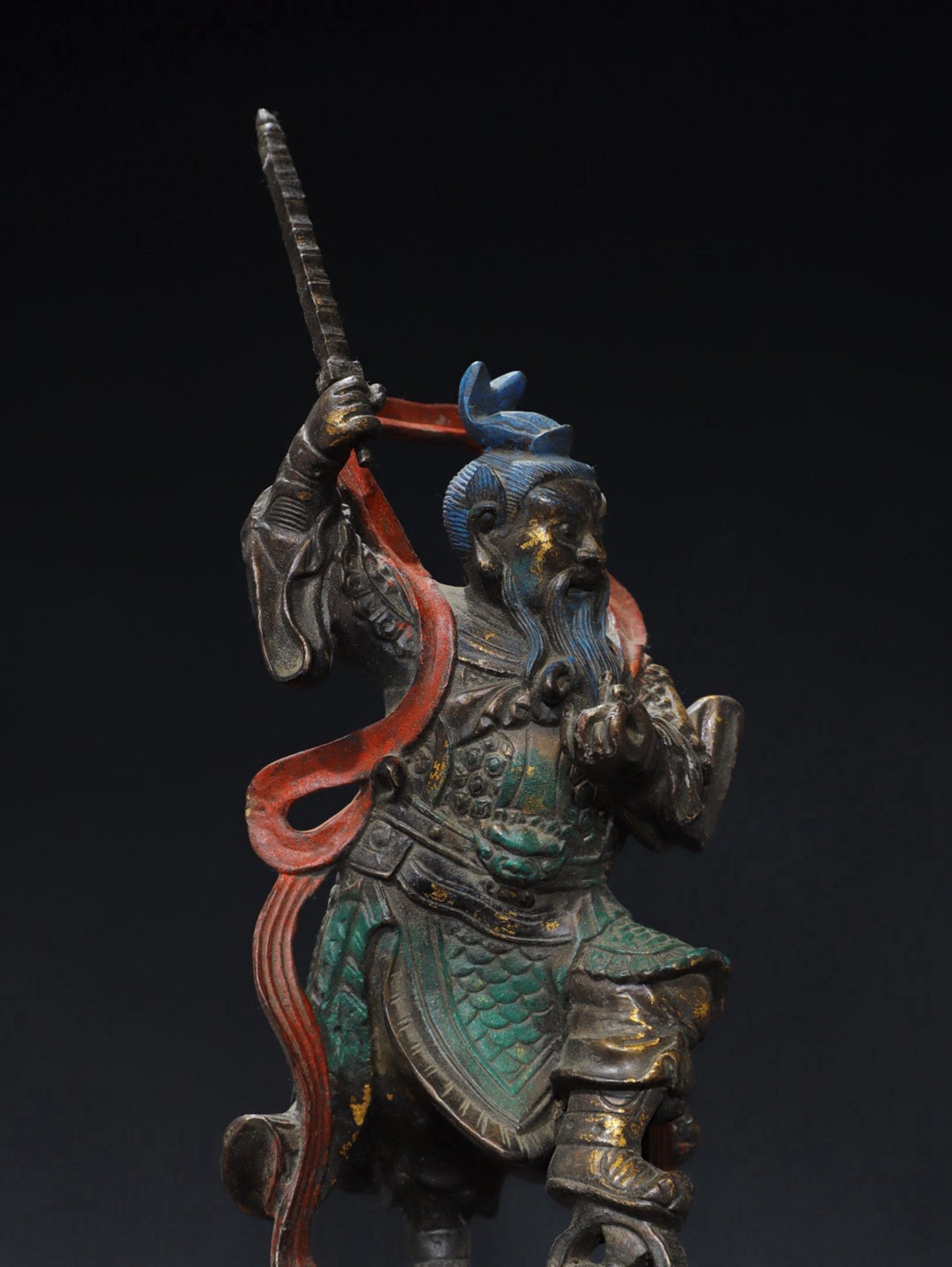 Pure Copper King Lingguan Statue