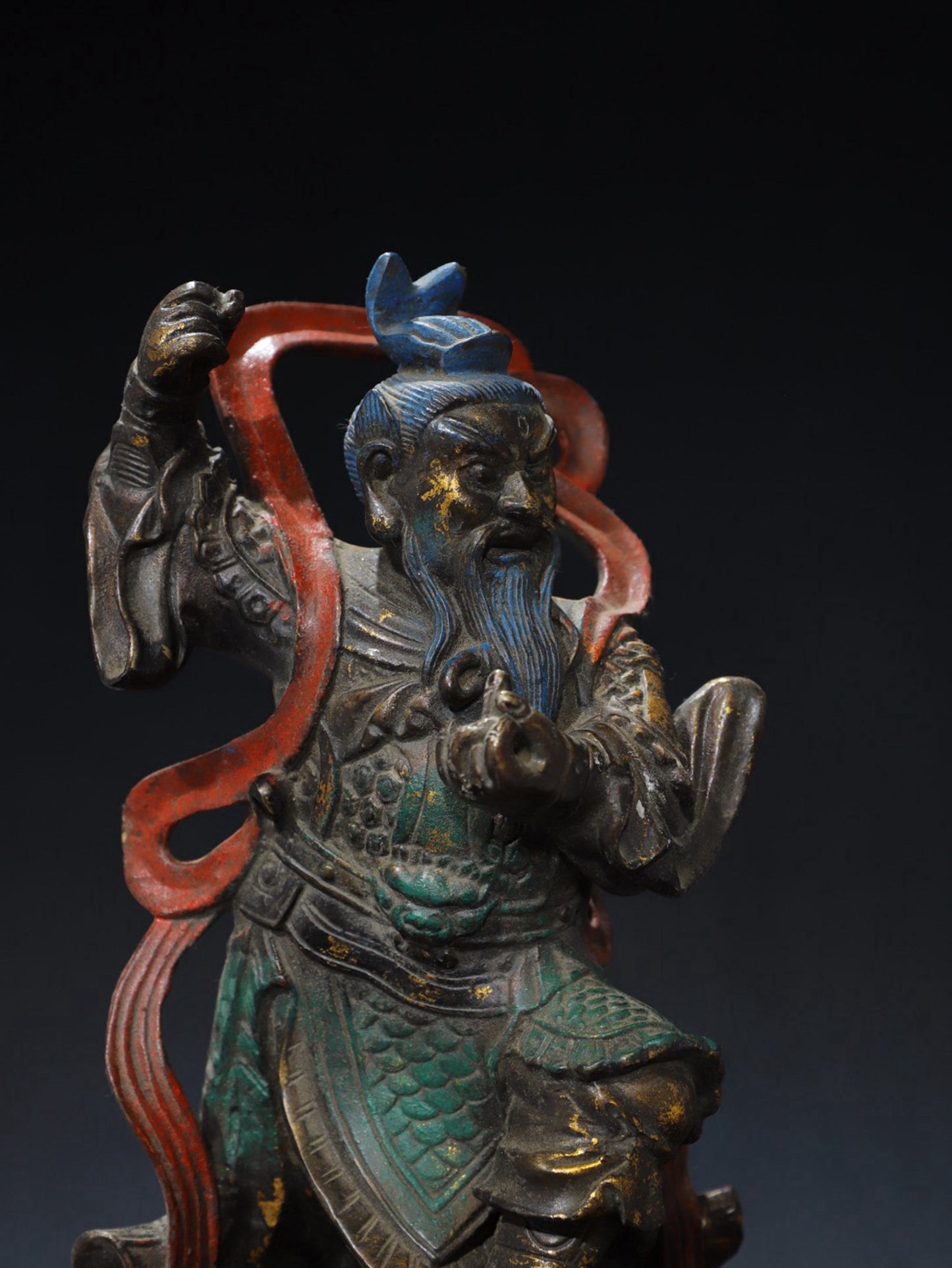 Pure Copper King Lingguan Statue