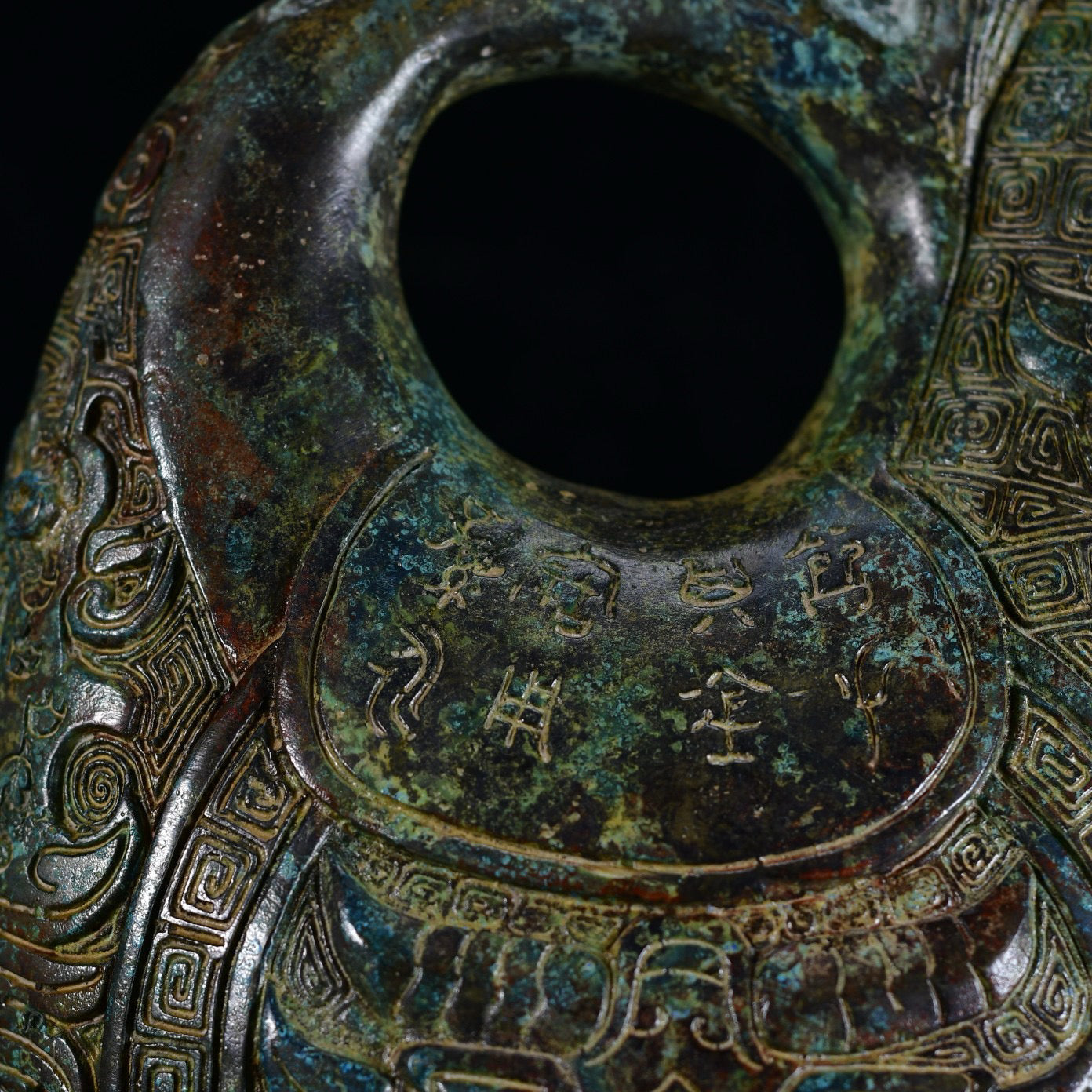 Chinese antique bronze horse teapot