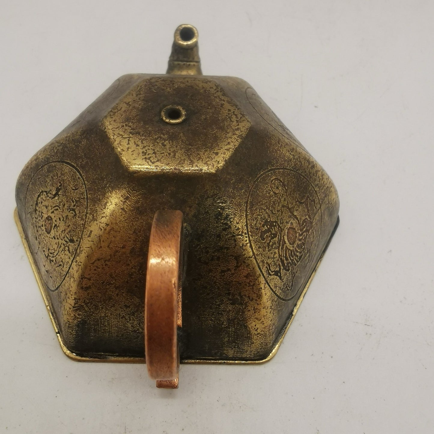 Chinese antique pure copper water droplets