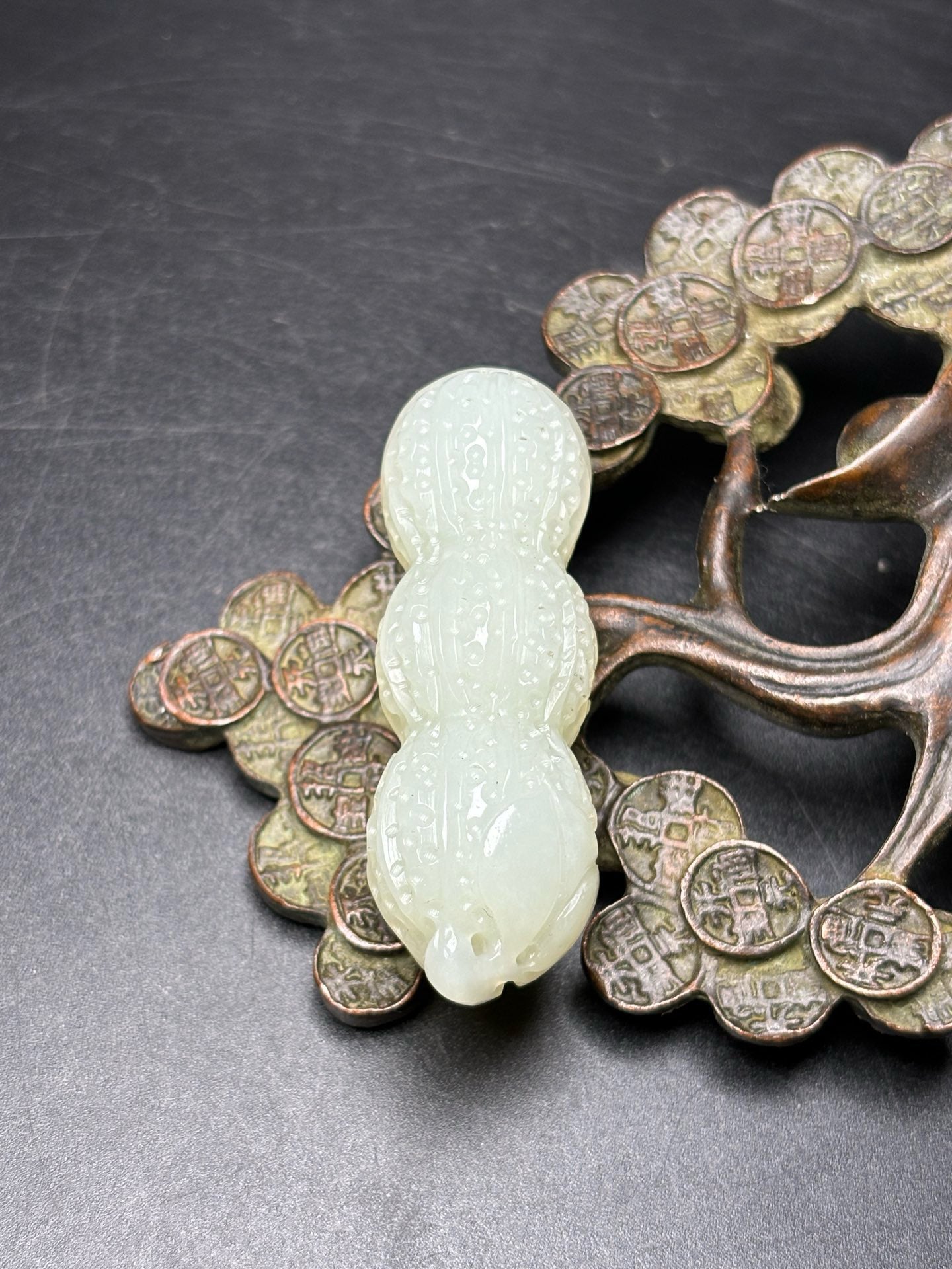 Exquisite Hetian Peanut Pendant