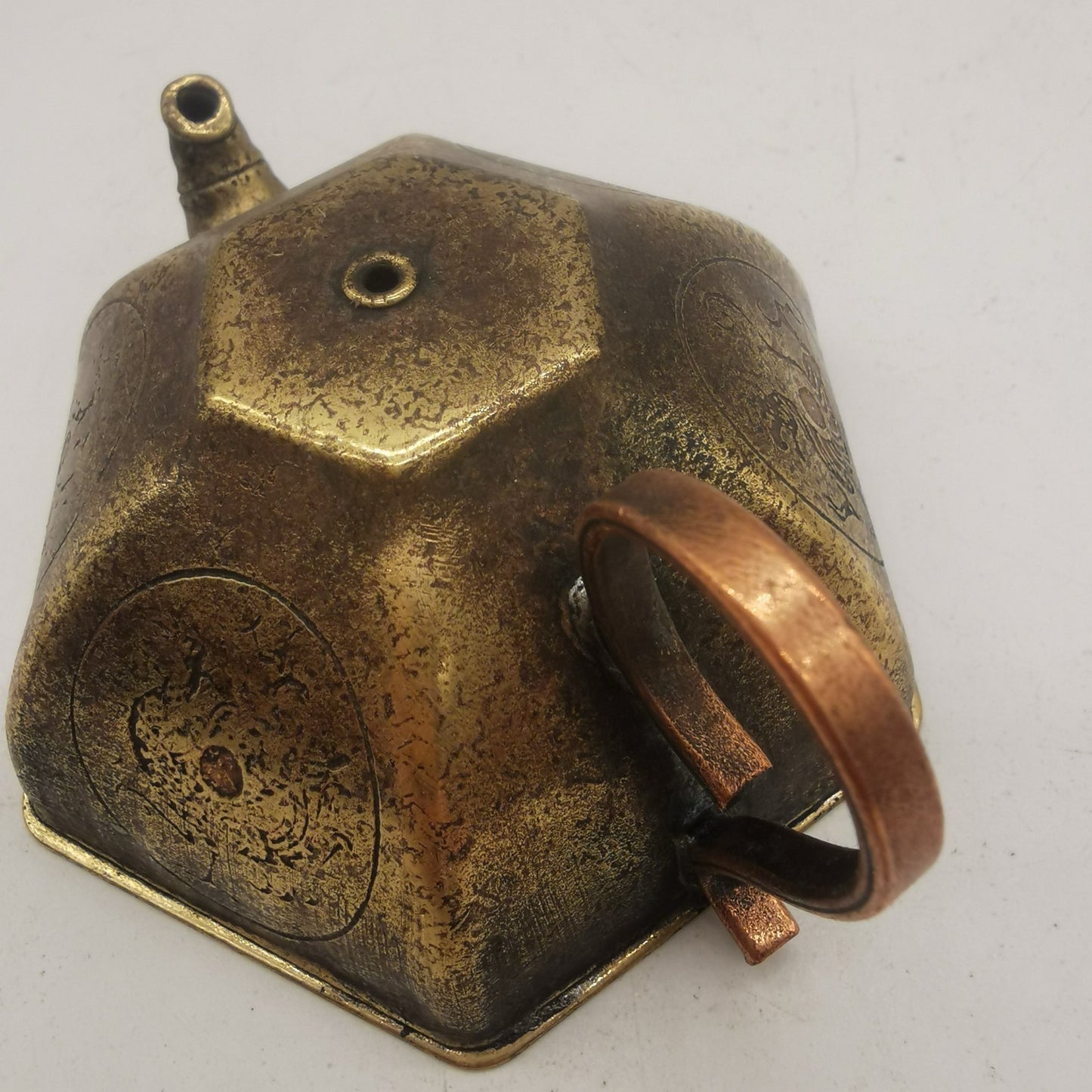Chinese antique pure copper water droplets