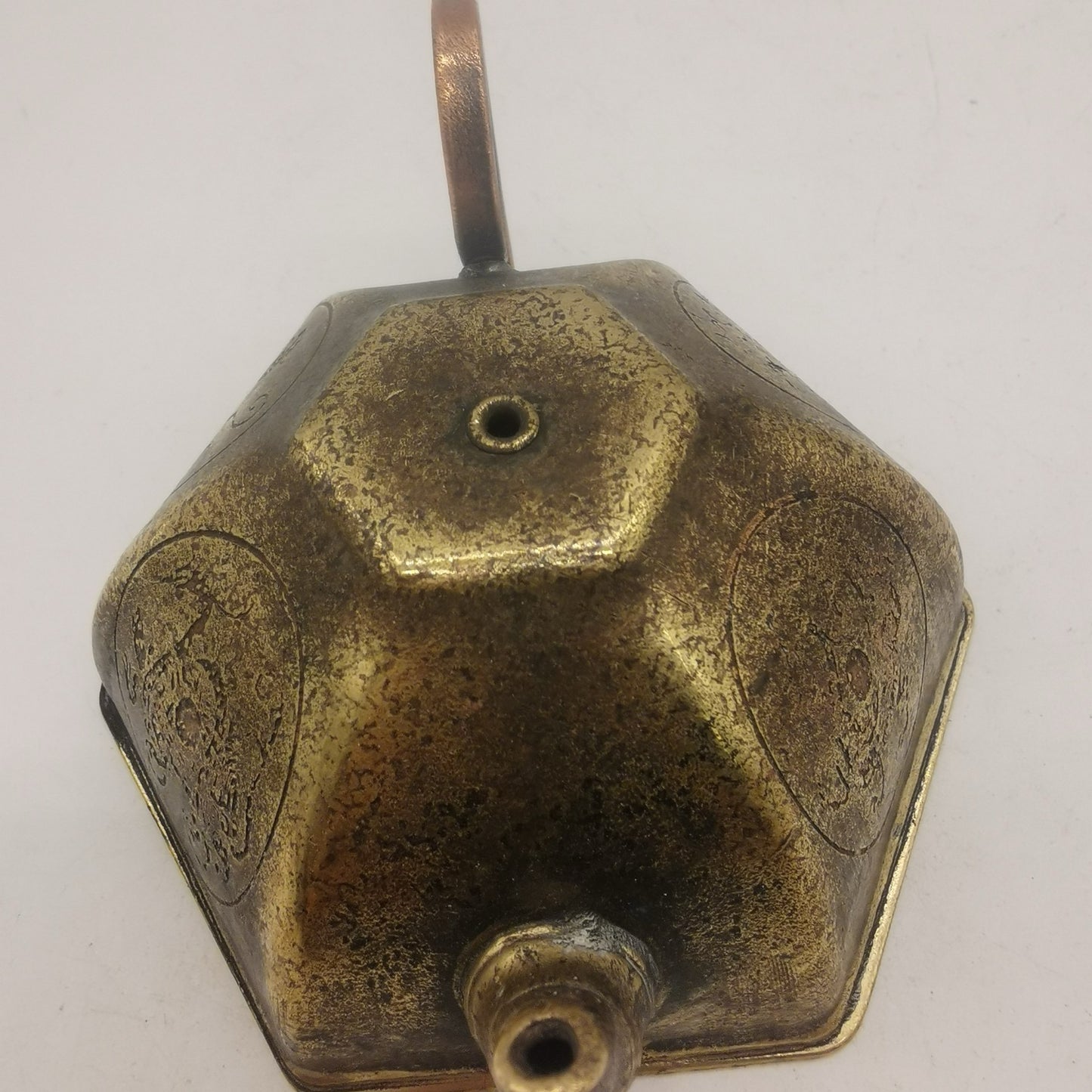 Chinese antique pure copper water droplets